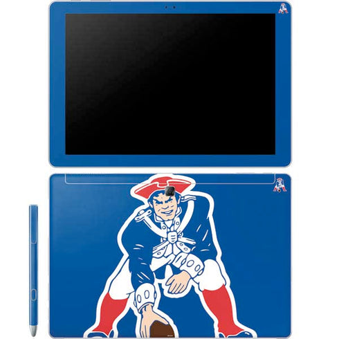 NFL New England Patriots Retro Logo Galaxy Book 12in Skin